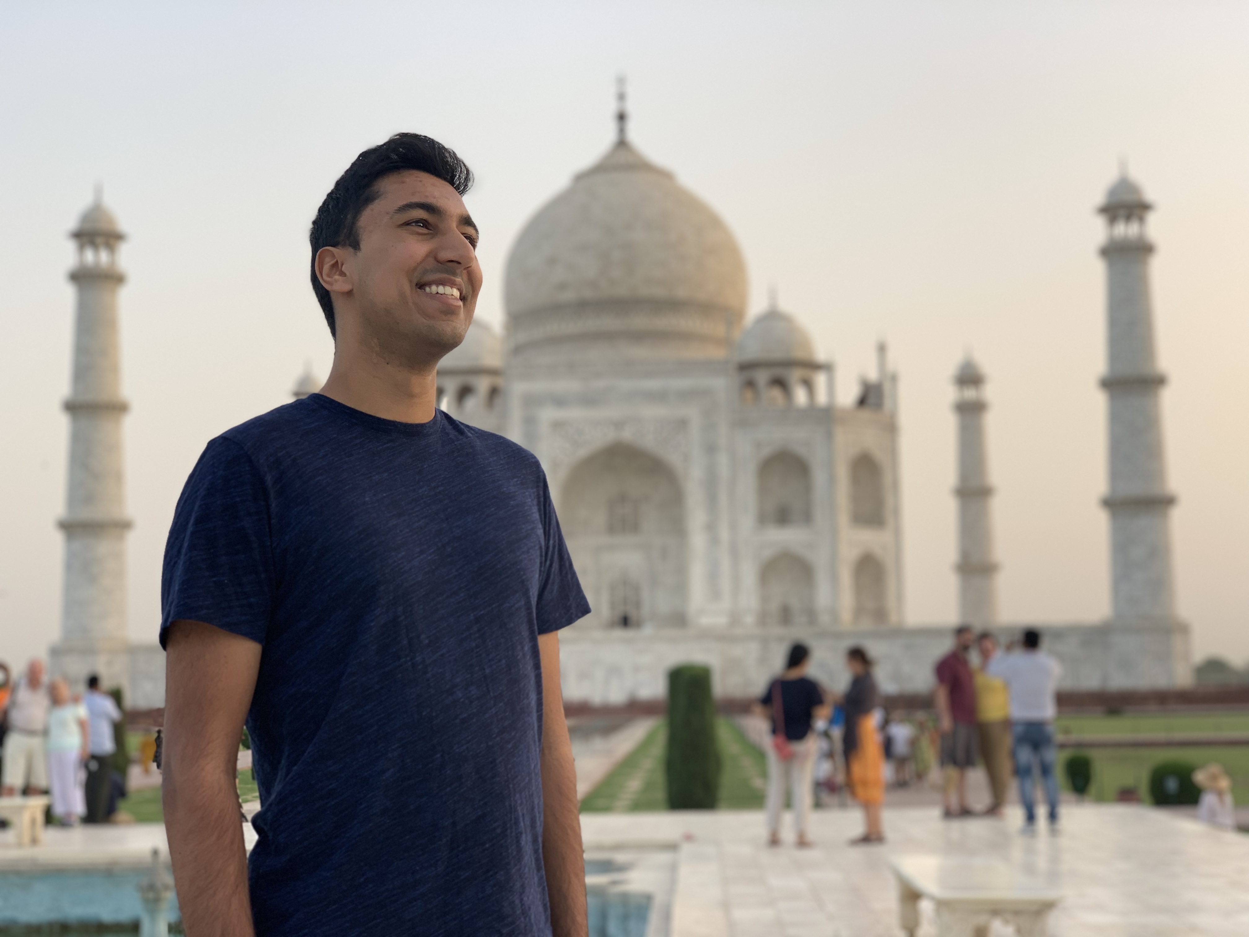 Anurag at Taj Mahal